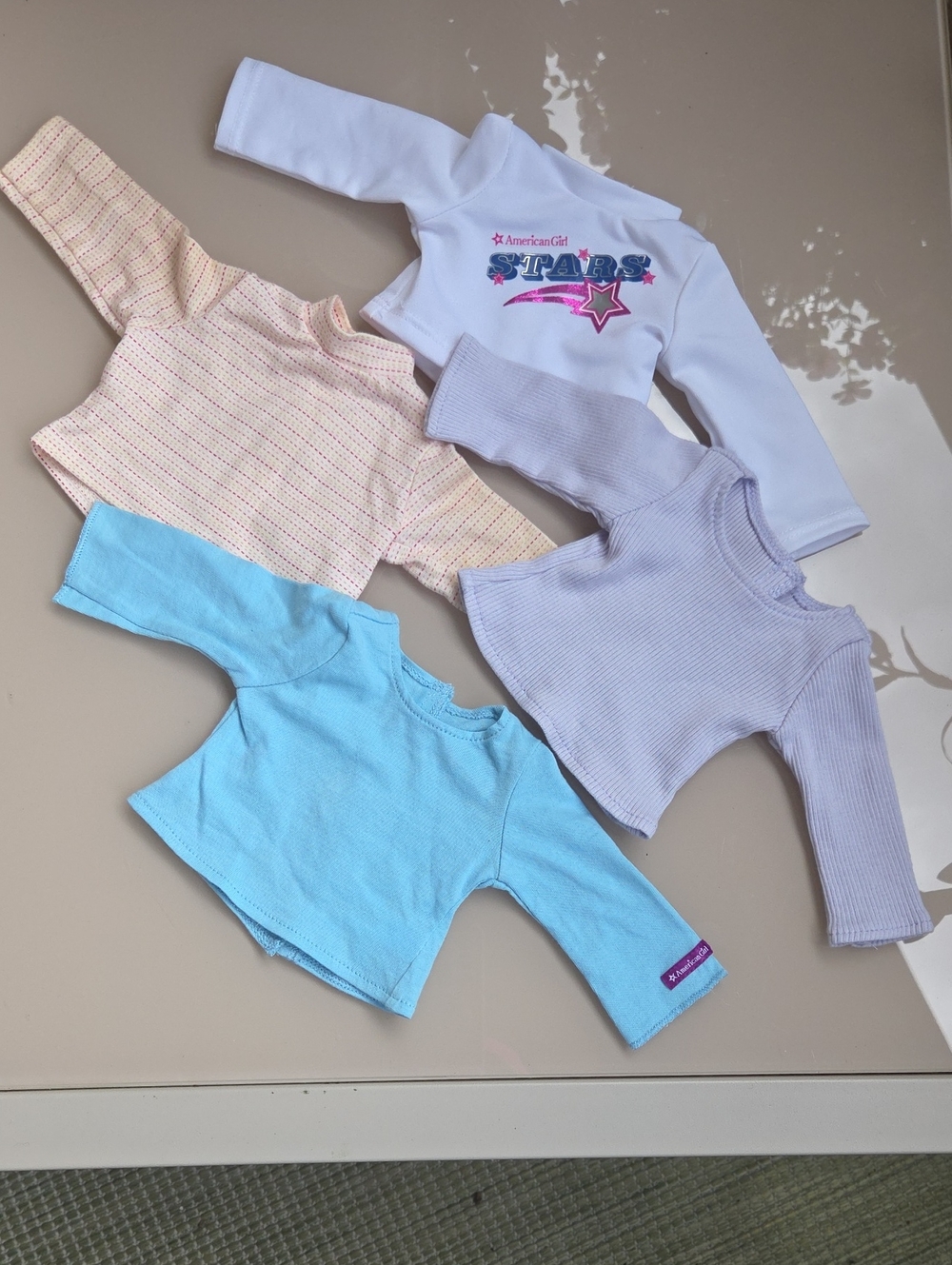 American Girl Long-Sleeve Top Bundle (4 items)
